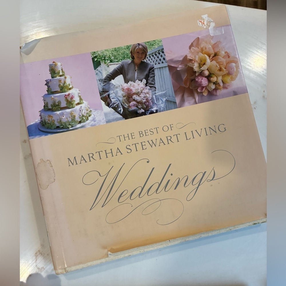 Martha Stewart Weddings Coffee Table Book vintage 1999